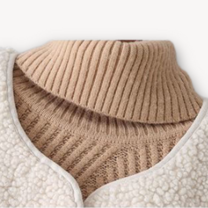 Gilet sans manches en polaire sherpa pour femme - Douce et moelleuse, avec poches - Vêtement d'hiver décontracté 5