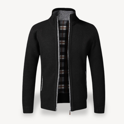 Gilet zippé polaire épais et chaud pour homme