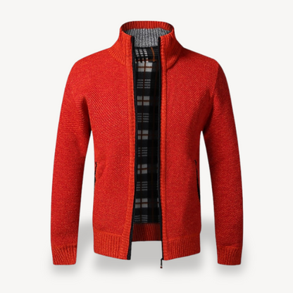 Gilet zippé polaire épais et chaud pour homme