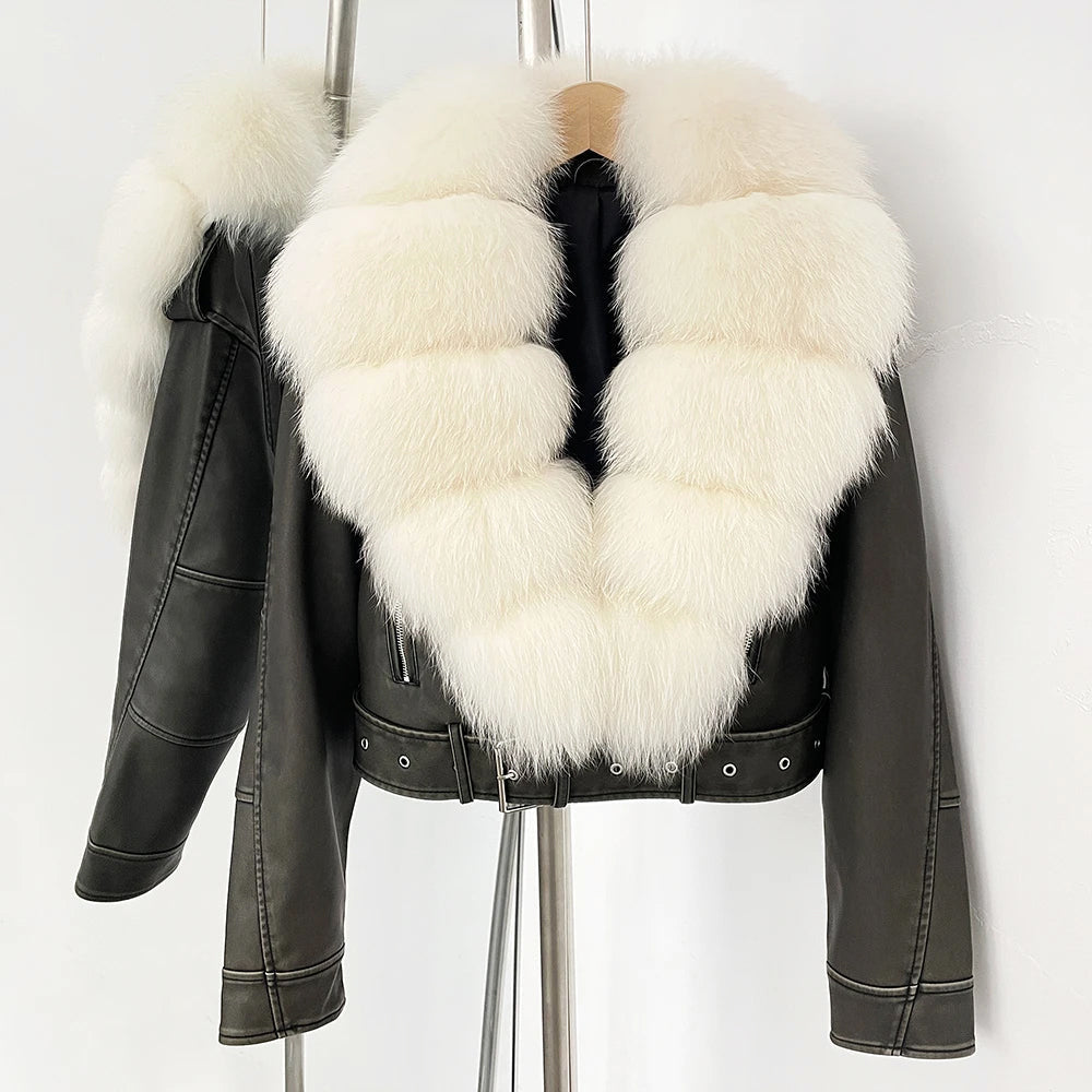 Veste Femme Hiver Chic avec Ceinture Ajutable
