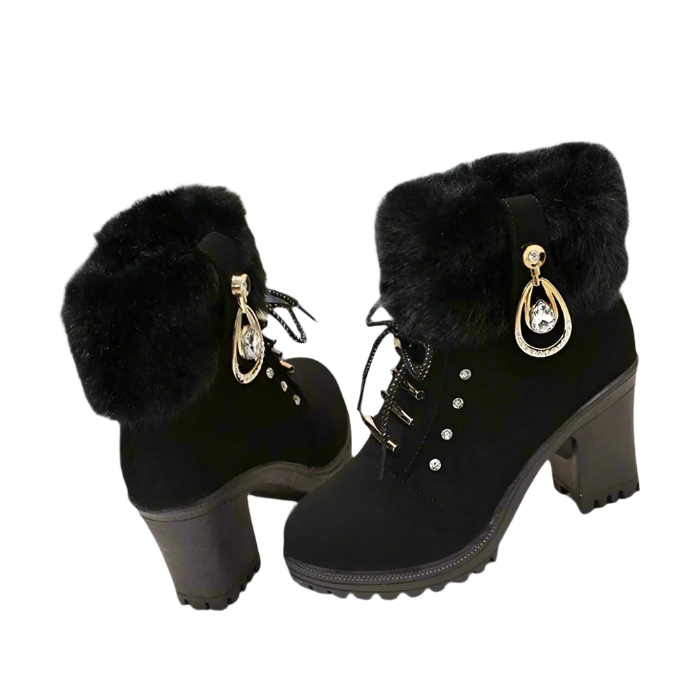 Bottines Fourrées Élégance et Chaleur pour Vos Hivers - vue 2
