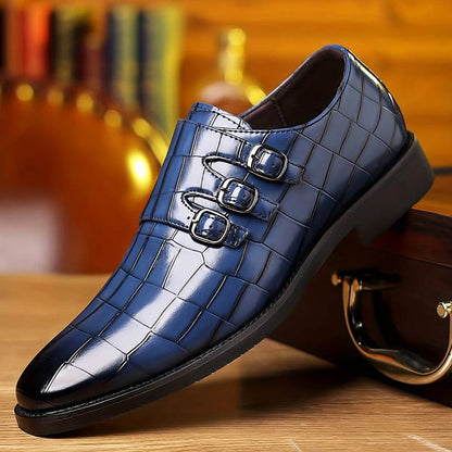 Chaussures Mariage Homme Noir Classiques Bout Pointu