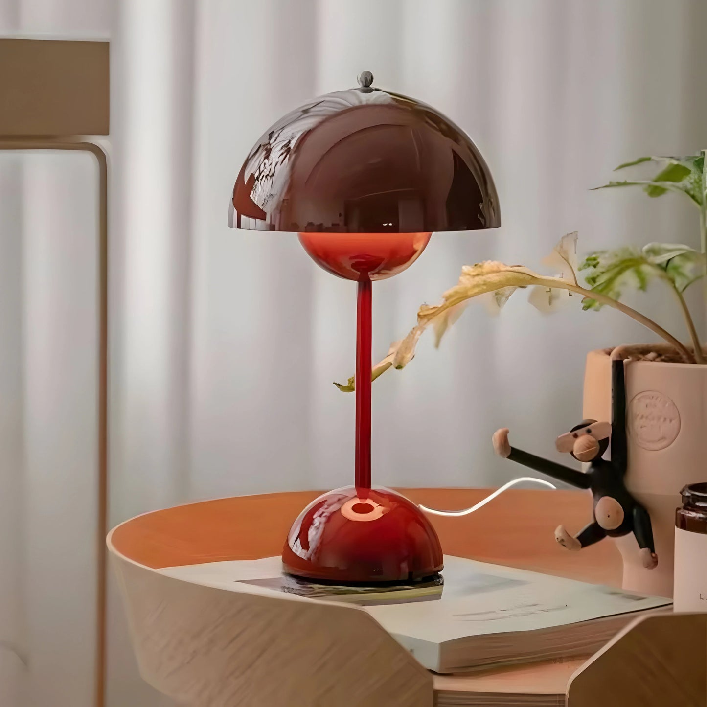 GlowCap™ – Lampe de Table LED Douce Éclairage Apaisant