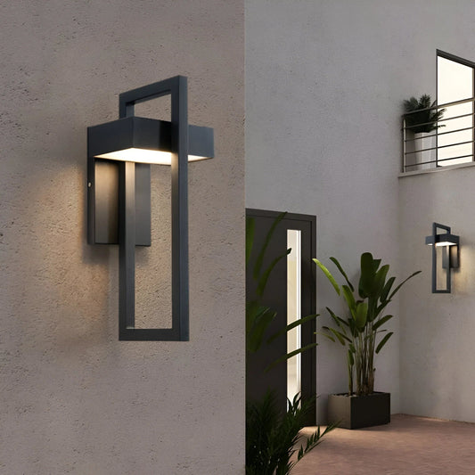 GlowCraft™ – Applique Murale Extérieure Résistante aux Intempéries