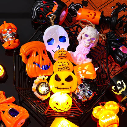 Glowpump™ – Guirlande Lumineuse Led Citrouille D'halloween Pour Décoration De Terrasse, Maison Et Jardin