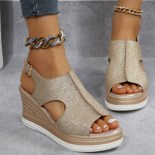 Lacey™ – Sandales Compensées Femme Élégantes avec Confort Optimal-1