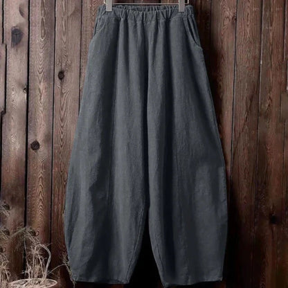 Pantalon Linéaire D'Été Confort Femme