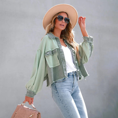 Veste Femme Courte Élégante pour Hiver