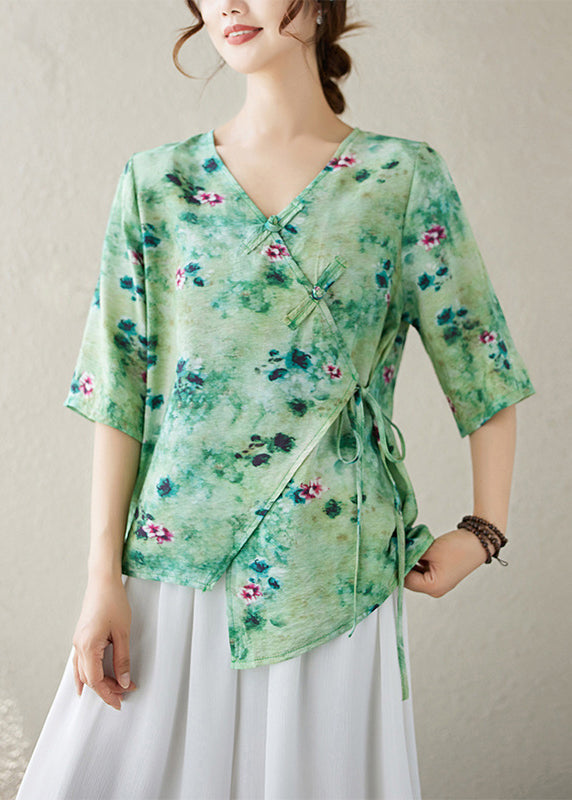 Dress vert en coton léger pour femme été - EasyApparels
