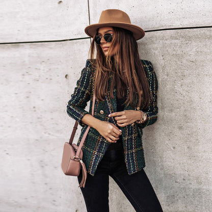 Veste Femme Classique Slim pour Travail et Ville