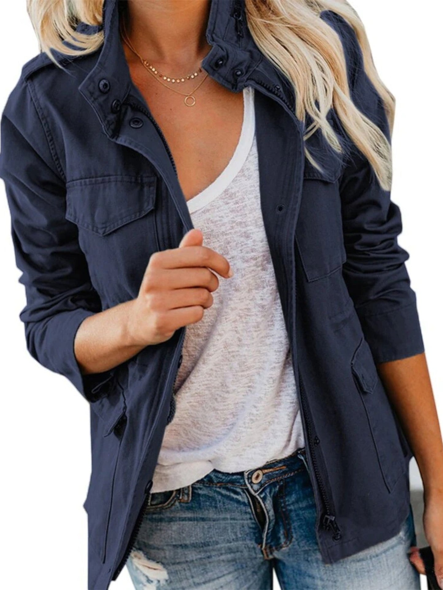 Delphine | Veste En Jean Élégante Pour Femme