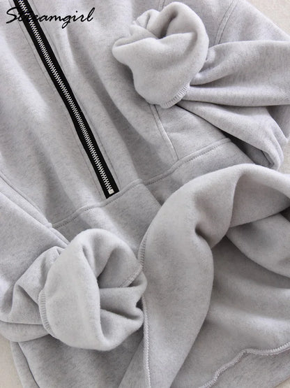 Survêtement de Sport Femme avec Zip et Manches Longues
