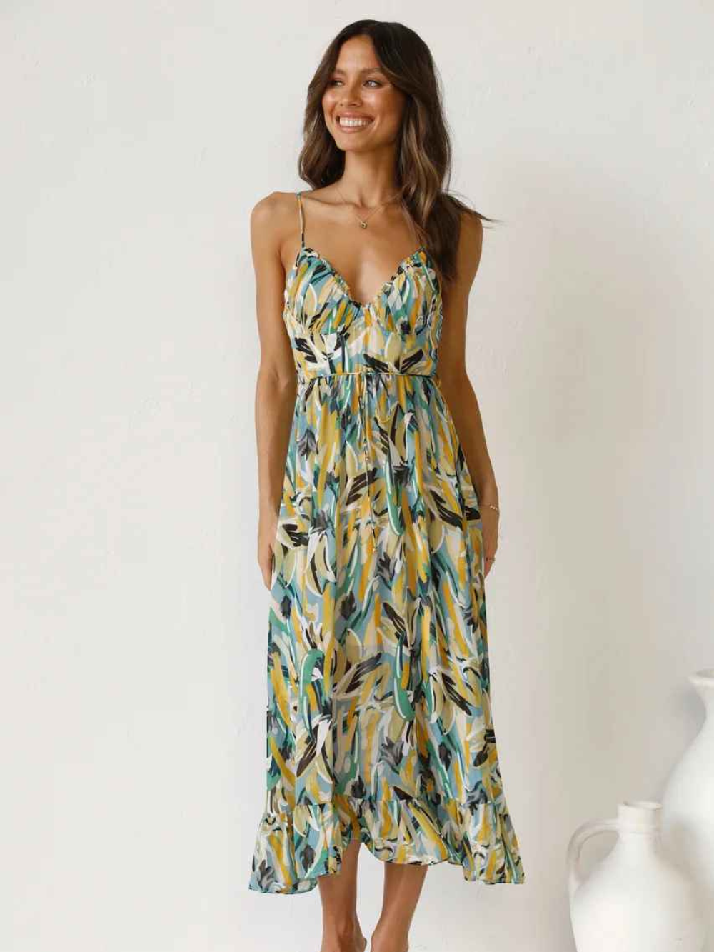 Robe Été Légère à Imprimé Floral Féminine - PanierRoyale