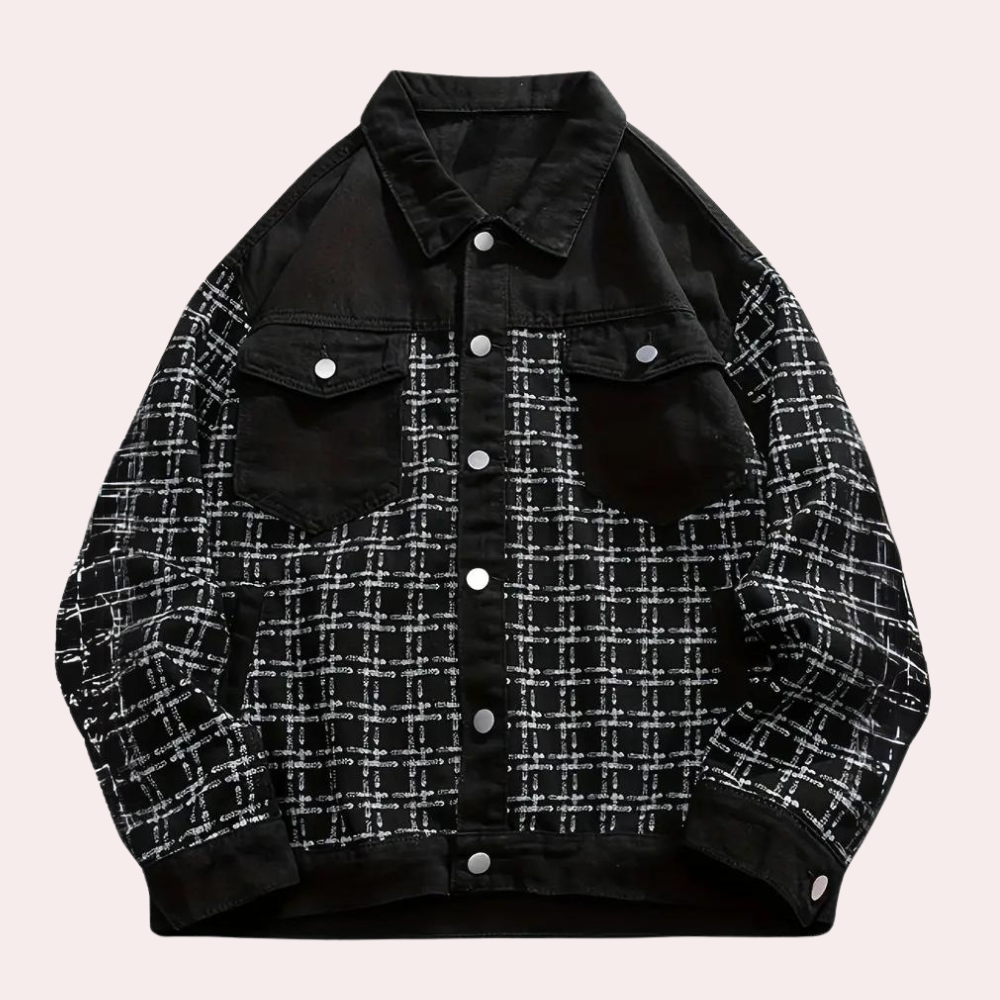 BOIKEN - Veste en Jean Tendance pour Hommes