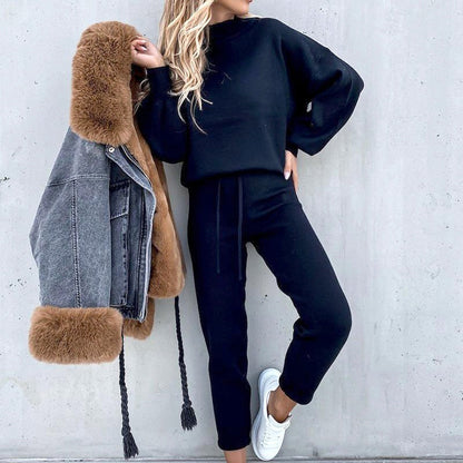 Costume Femme 2 Pièces Élégant Manches Longues