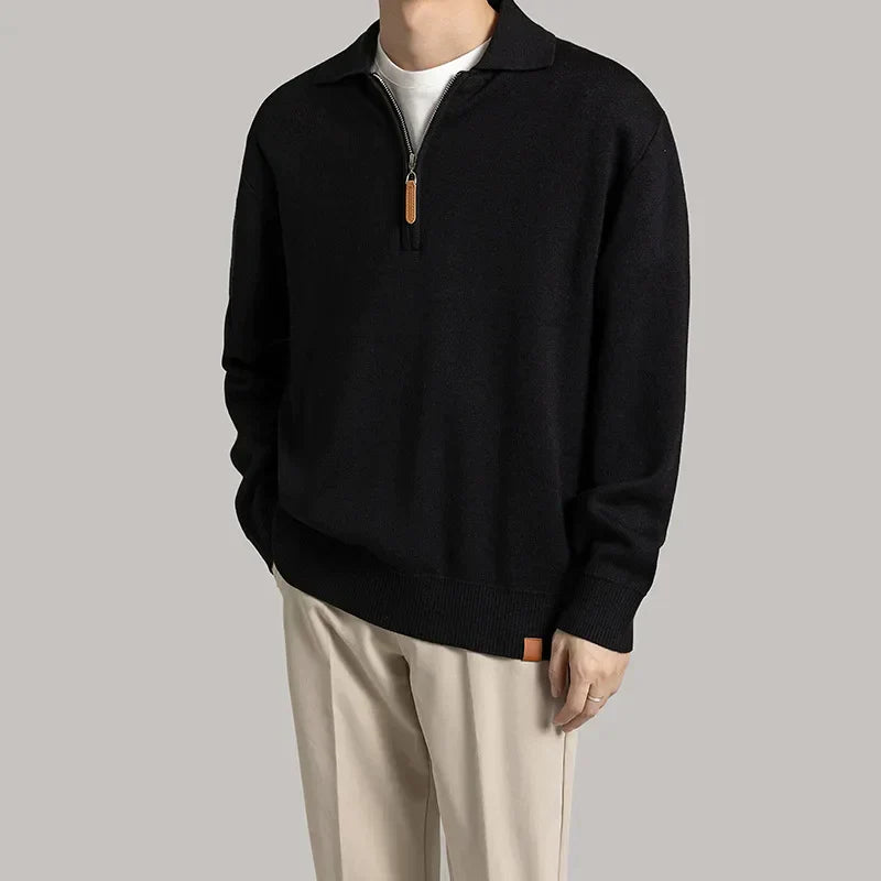 Pull Col Montant Classique pour Homme