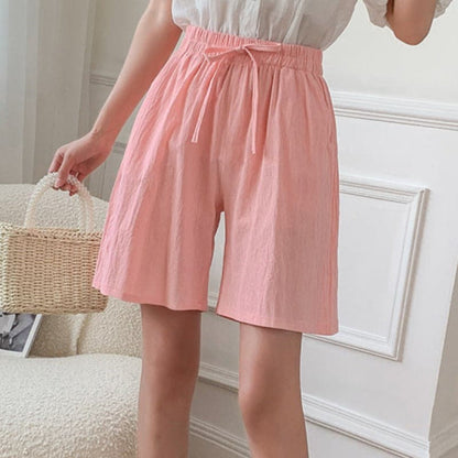 Short Décontracté Jaune Citron pour Femme