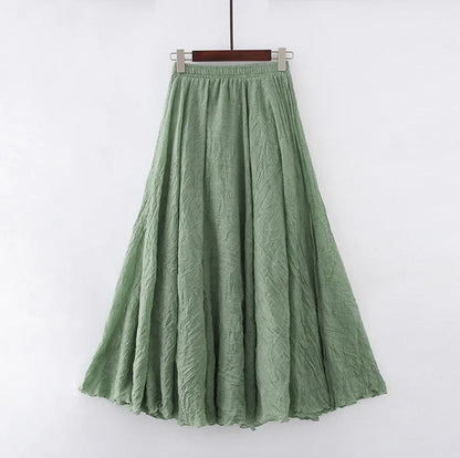 Jupe Longue Élégante Taille Haute Femme