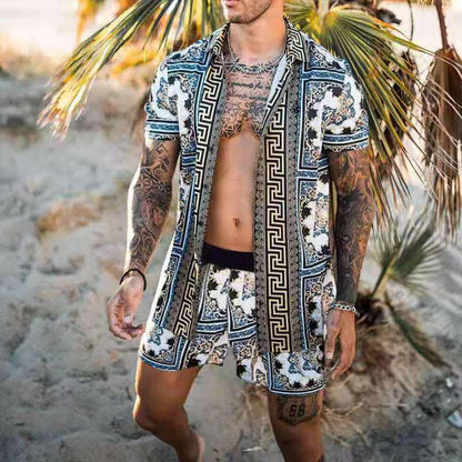Chemise et Short Garçon Fashion Imprimé Floral