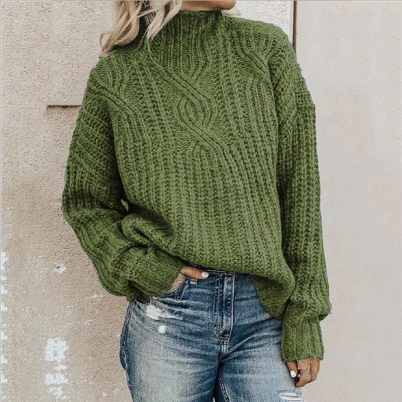 Pull Femme Noir Col Chemisé Classique