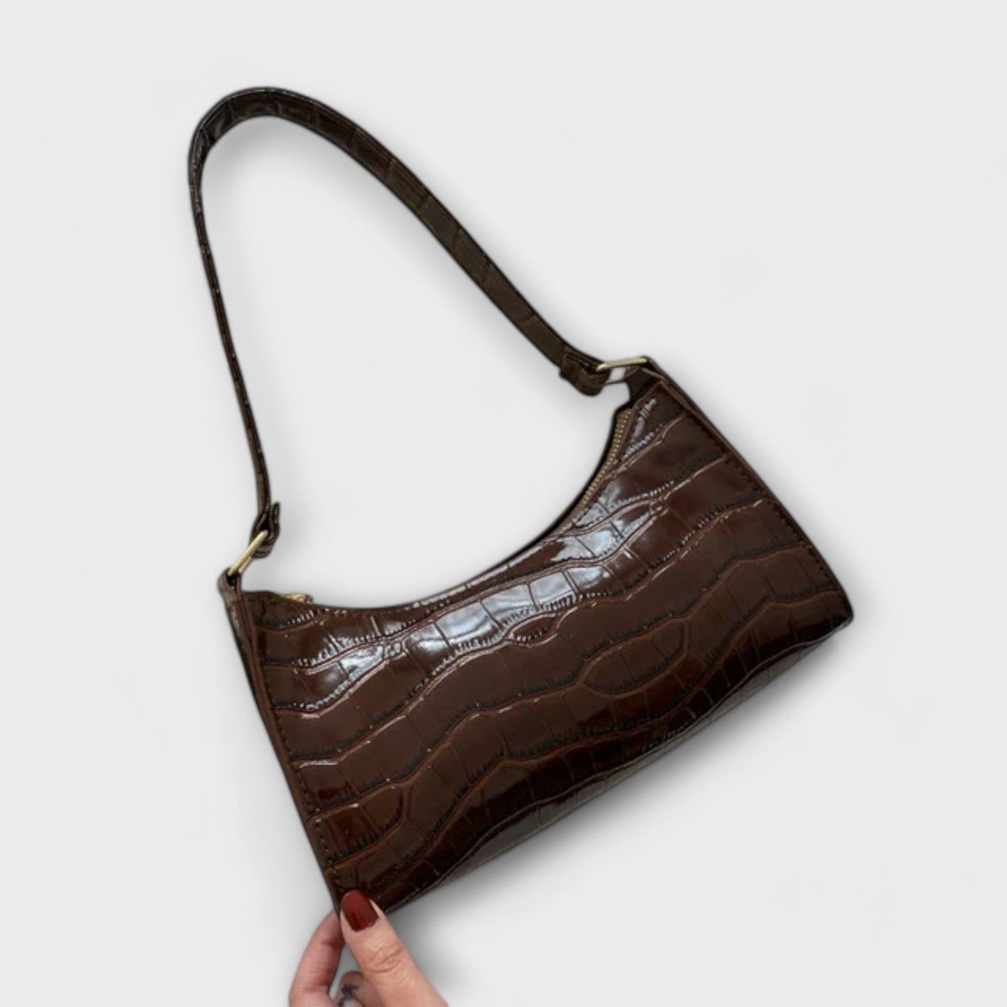 Sac à Épaules Classique Féminin en Cuir