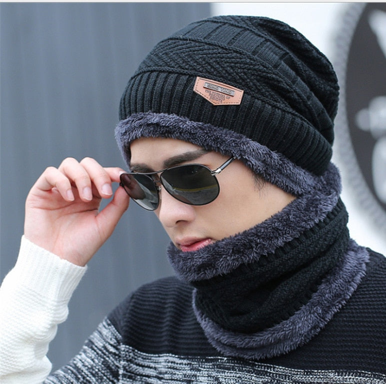 Bonnet Hiver avec Cagoule Intérieure Chaude