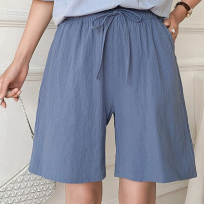 Short Décontracté Jaune Citron pour Femme