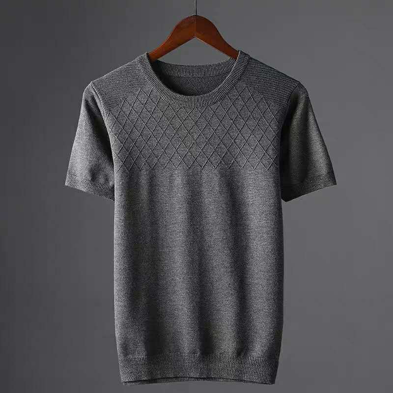 Chemise Homme Respirante et Douce à Col Rond