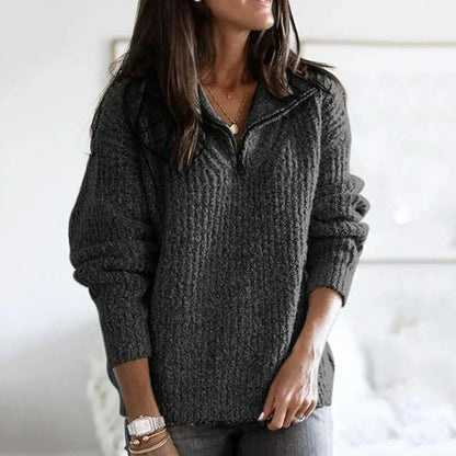 Pull Femme Décontracté Col V Détente