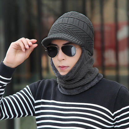 Bonnet Hiver avec Cagoule Intérieure Chaude