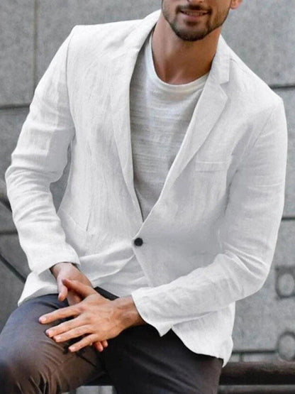 Veste légère Slim Fit à un bouton