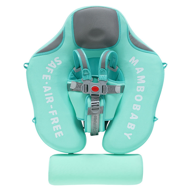 Flotteur Bébé avec Parasol de Protection Solaire Bleu Clair