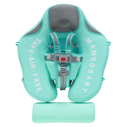 Flotteur Bébé avec Parasol de Protection Solaire Bleu Clair