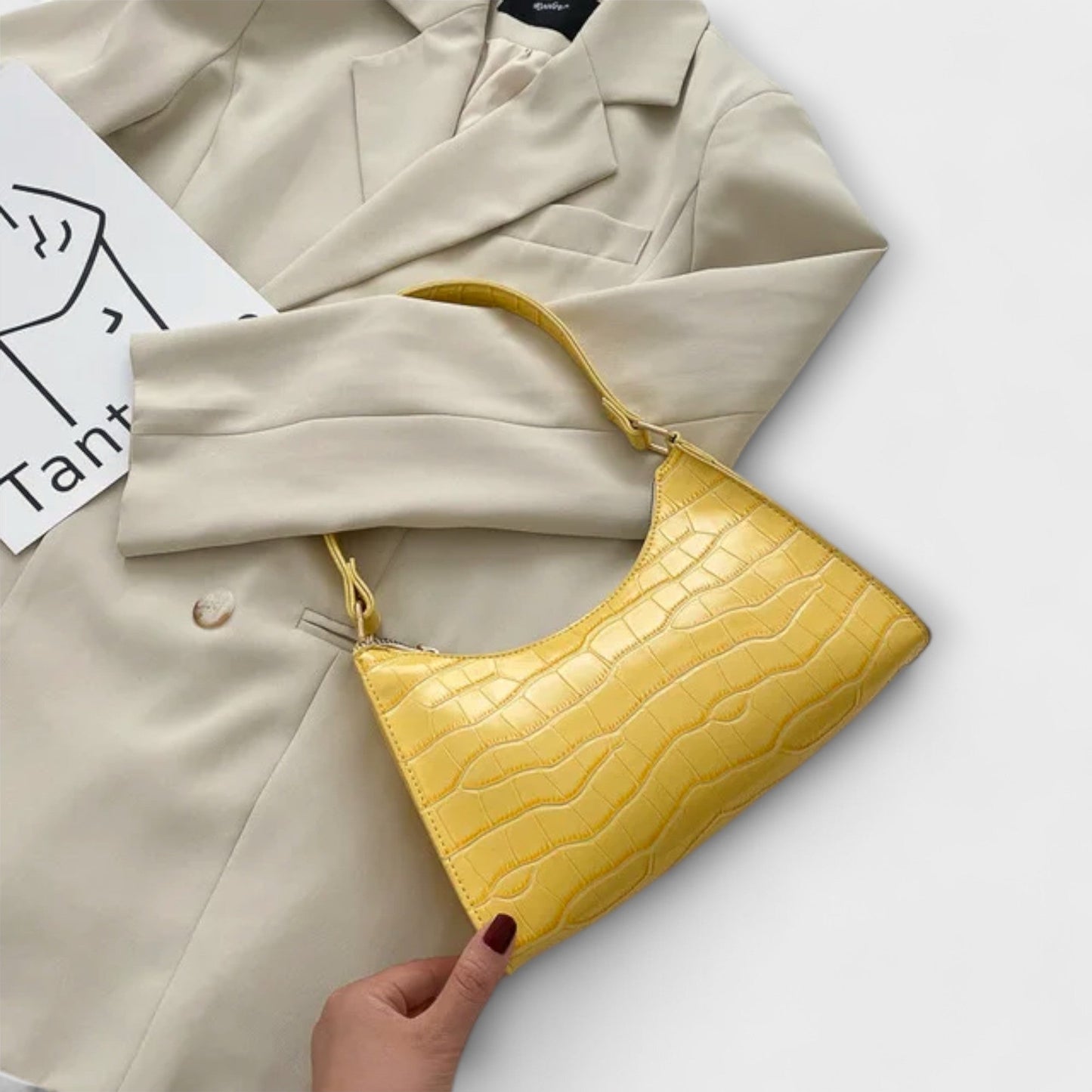 Sac à Épaules Classique Féminin en Cuir