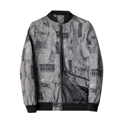 Blouson Streetwear Homme à Capuchon et Fermeture Éclair