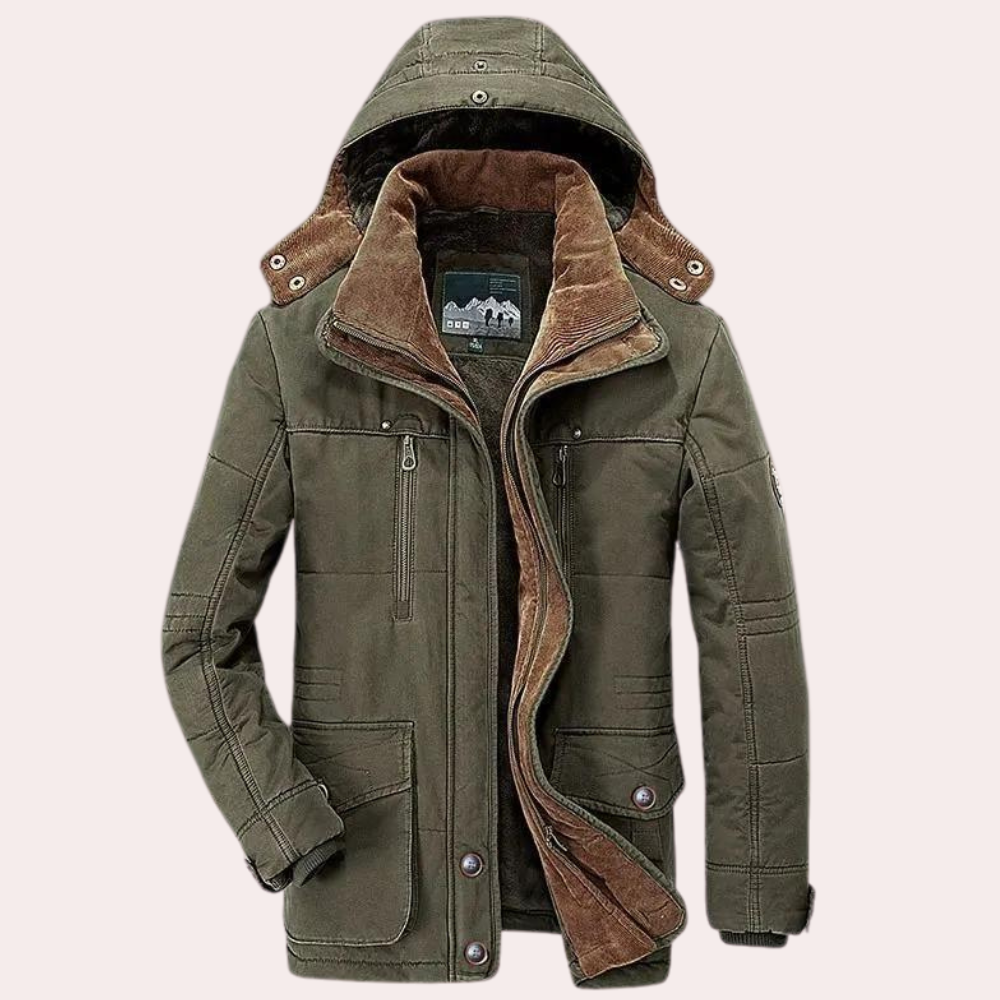 PETER - Manteau d'Hiver à Capuche Élégant Pour Hommes