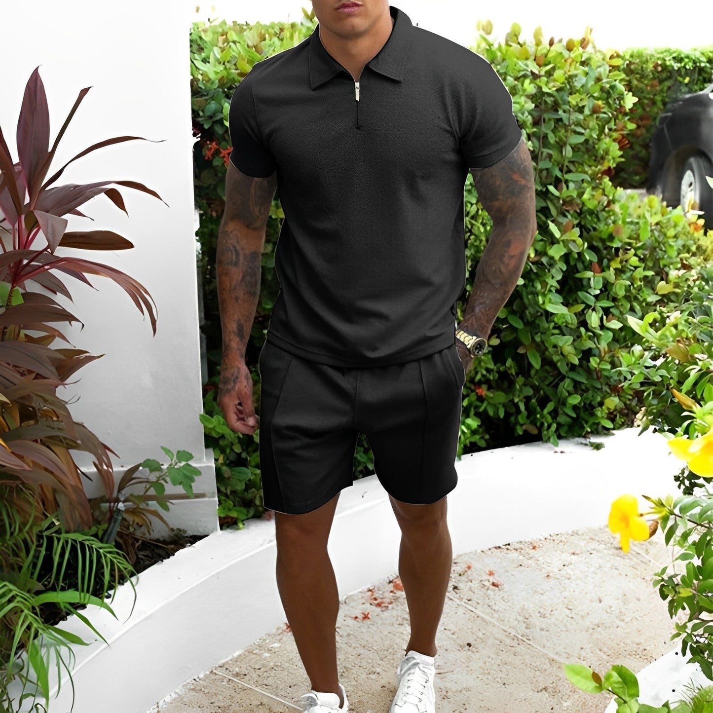 Costume Homme Été Décontracté 2 Pièces