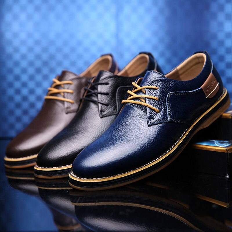 Chaussures Oxford Cuir Homme Noir ou Brun