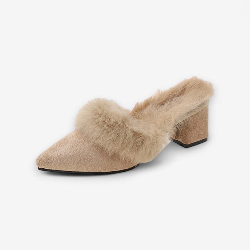 Chaussons Femmes à Bout Pointu et Talon Plat - PanierRoyale