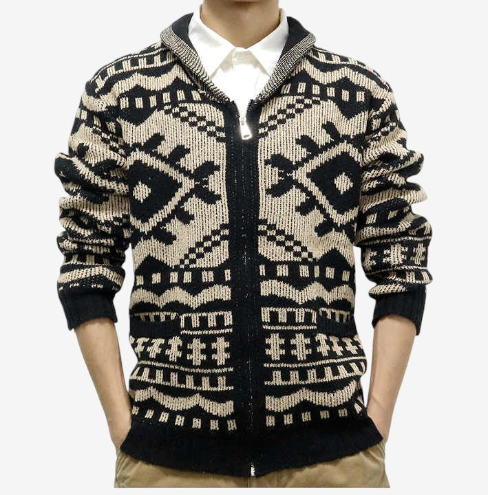 Veste homme zippée imprimée sport pour homme - PanierRoyale