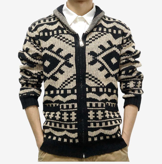Veste homme zippée imprimée sport pour homme - PanierRoyale