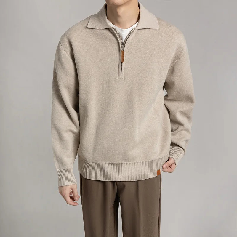 Pull Col Montant Classique pour Homme - PanierRoyale