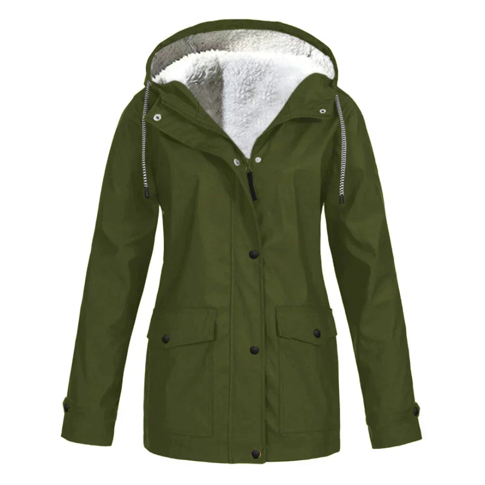 Veste Imperméable Femme Douce et Chaude