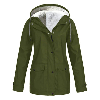 Veste Imperméable Femme Douce et Chaude