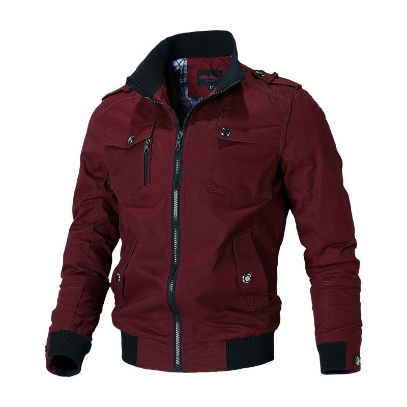 Veste Homme Hiver Slim Zippée Chaude