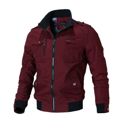 Veste Homme Hiver Slim Zippée Chaude