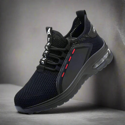 Bottines de sécurité légères avec semelle caoutchouc renforcée