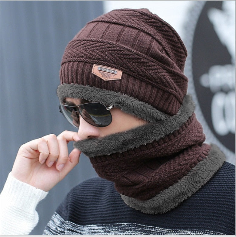 Bonnet Hiver avec Cagoule Intérieure Chaude