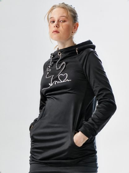 Robe Streetwear À Capuche Féminine - luxestyle