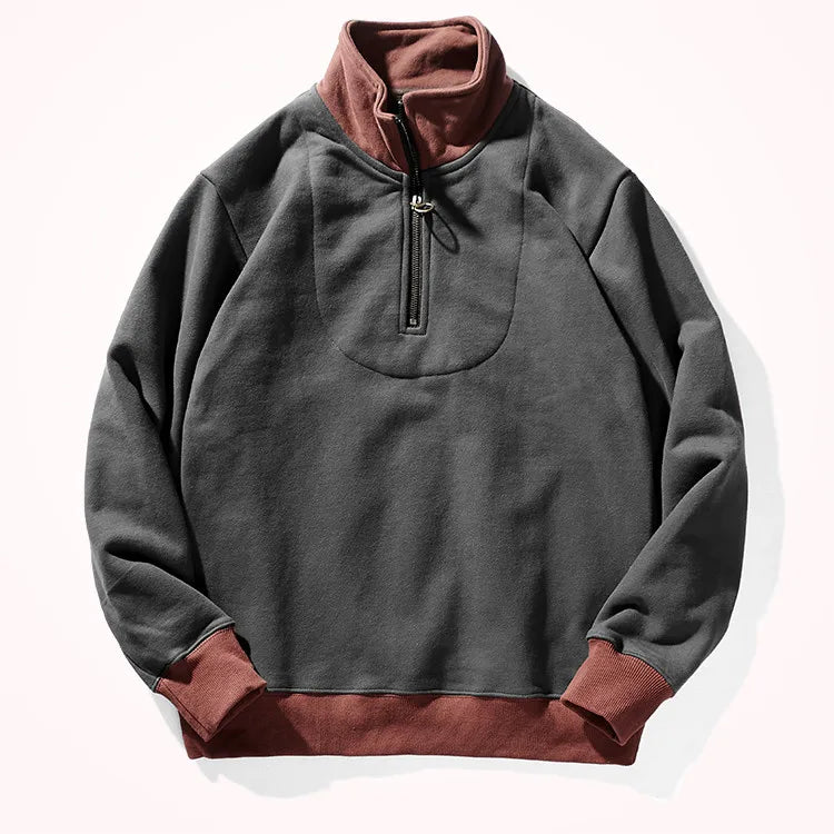 Pull Homme Streetwear Zippé Chaud